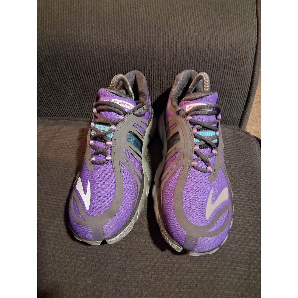 Brooks Pure Cadence 2 Women's Purple Gray Athletic Running Sneakers Shoes 10B - Picture 2 of 8